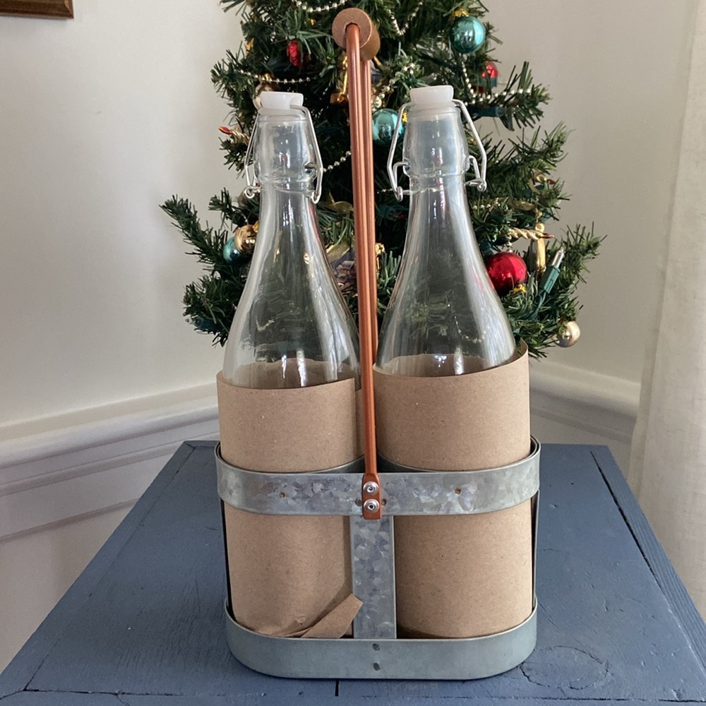 Heritage Home NWT 3 Piece Bottle Caddy